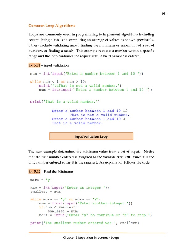 Introduction to Python Programming: Starting Out with IDLE - Repetition Structure- Loops 10